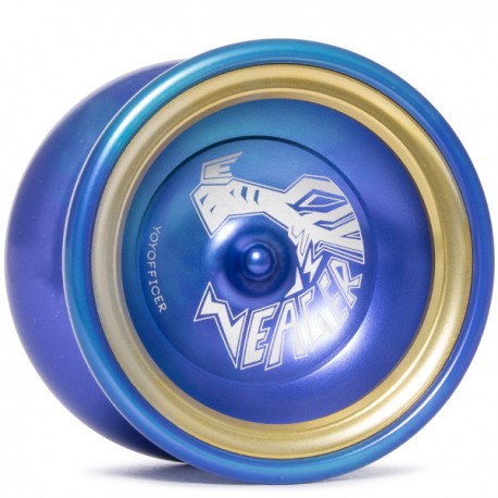 YoYofficer Eager Blue/Gold Ring