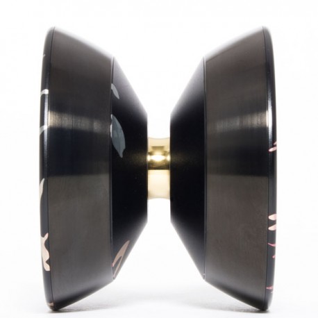 Magicyoyo Katana Black w/ Fade Splash - Black Rings PERFIL