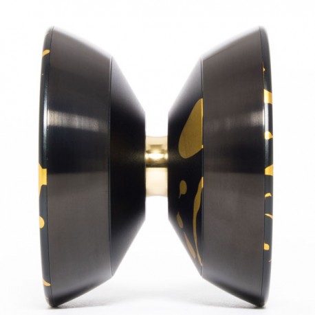 Magicyoyo Katana Black w/ Gold Splash - Black Rings PERFIL