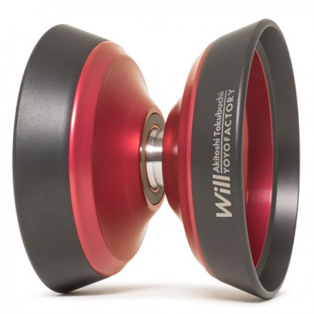 YoYoFactory WiLL Red / Black Rings