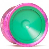 YoYoFactory CzechPoint Pivot Pink / Purple Splash - Green Caps