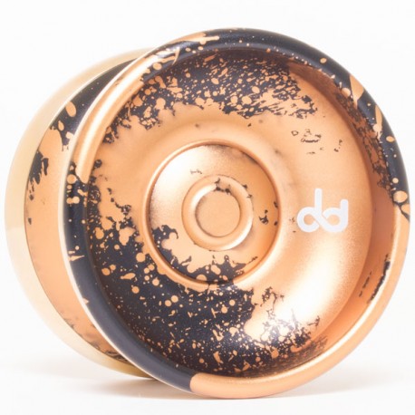 Dressel Designs KANTO Orange/Black splash w/Brass rings