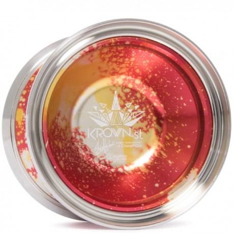 C3yoyodesign Krown ST Red Gold-Silver Acid Wash