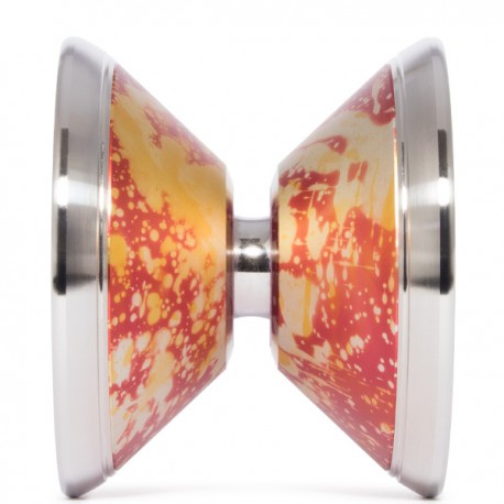 C3yoyodesign Krown ST Red Gold-Silver Acid Wash PERFIL